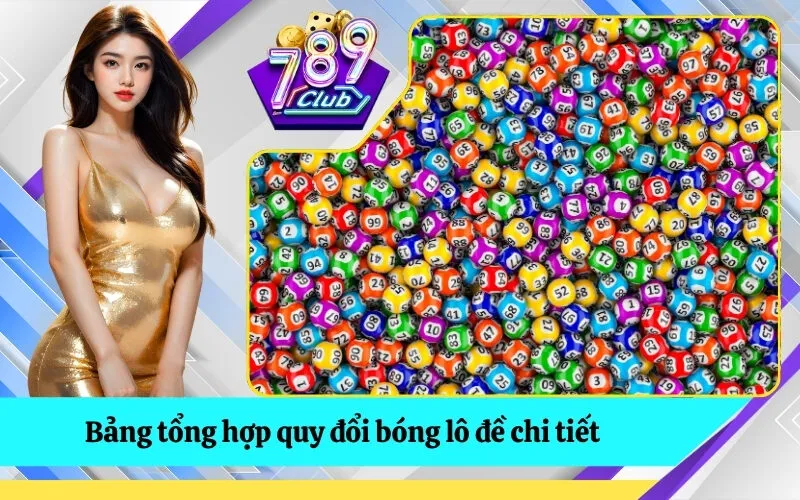 Bảng tổng hợp quy đổi bóng lô đề chi tiết